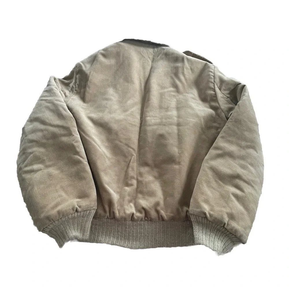 Vintage 70s Cooper Sportswear Corduroy Bomber Jacket Men's Sz 46 XL New York USA
